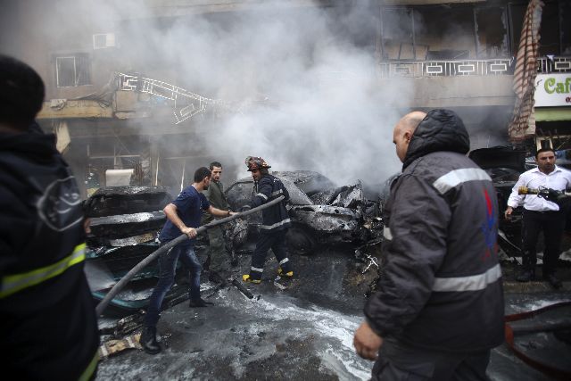 Τις πληγές του από τη διπλή βομβιστική επίθεση μετρά ο Λίβανος