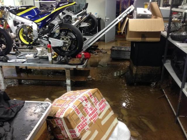 Ζημιές στην Tech3 MotoGP από τις πλημμύρες στη Γαλλία