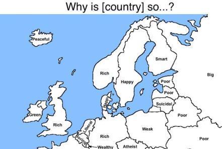 Ο χάρτης της Ευρώπης όπως τον διαμόρφωσαν οι αναζητήσεις στο Google