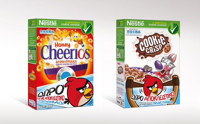 Δώρα Angry Birds στα παιδικά δημητριακά της Nestlé