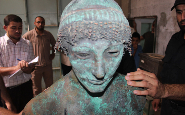 Άγαλμα του Απόλλωνα βρέθηκε στη Γάζα