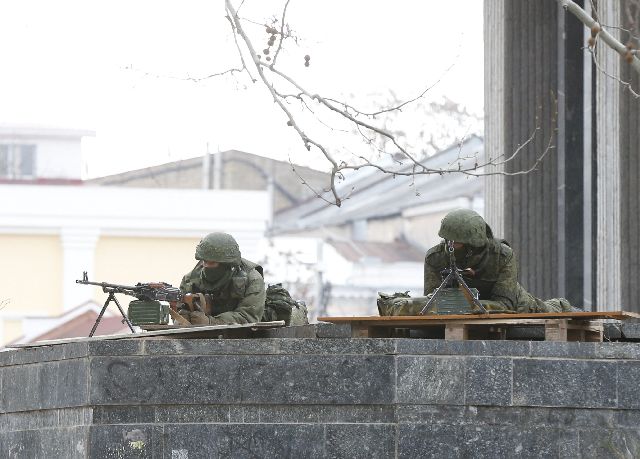 Ρώσοι στρατιώτες εκδίωξαν ουκρανούς συνοριοφύλακες