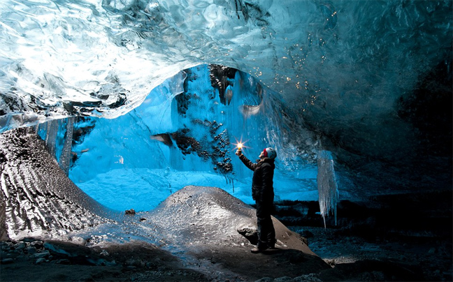 Υπερθέαμα πάγου στην Ισλανδία