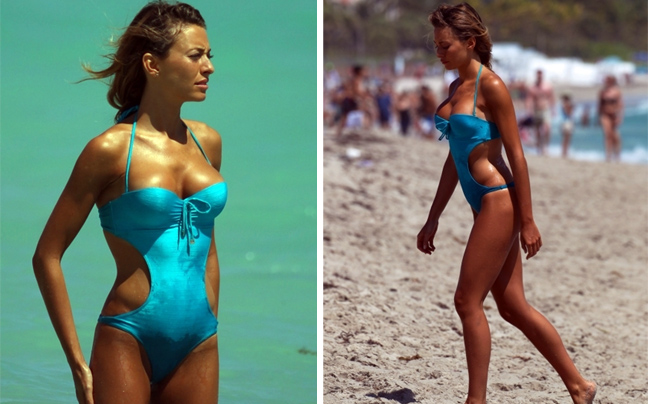 Η σέξι επιστροφή της Alessia Tedeschi στην παραλία του Μαϊάμι