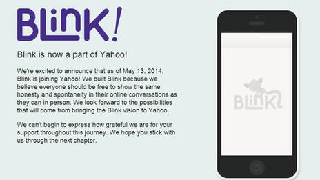 Στη Yahoo η εφαρμογή Blink