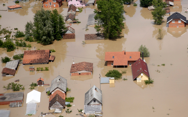 Στο έλεος των πλημμυρών Βοσνία, Σερβία και Κροατία