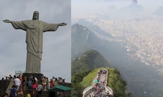 Η θέα από το άγαλμα του Ιησού στο Ρίο