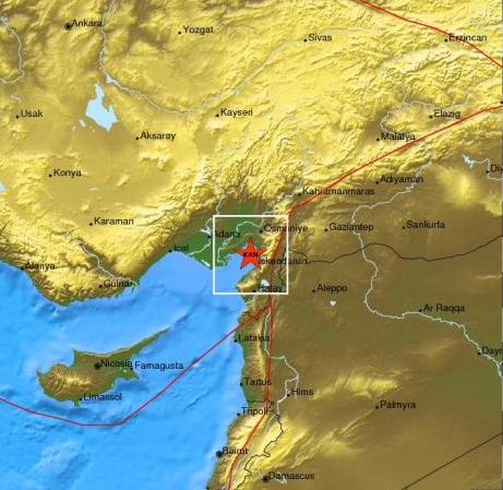 Σεισμός 4,5 Ρίχτερ στα σύνορα Τουρκίας-Συρίας
