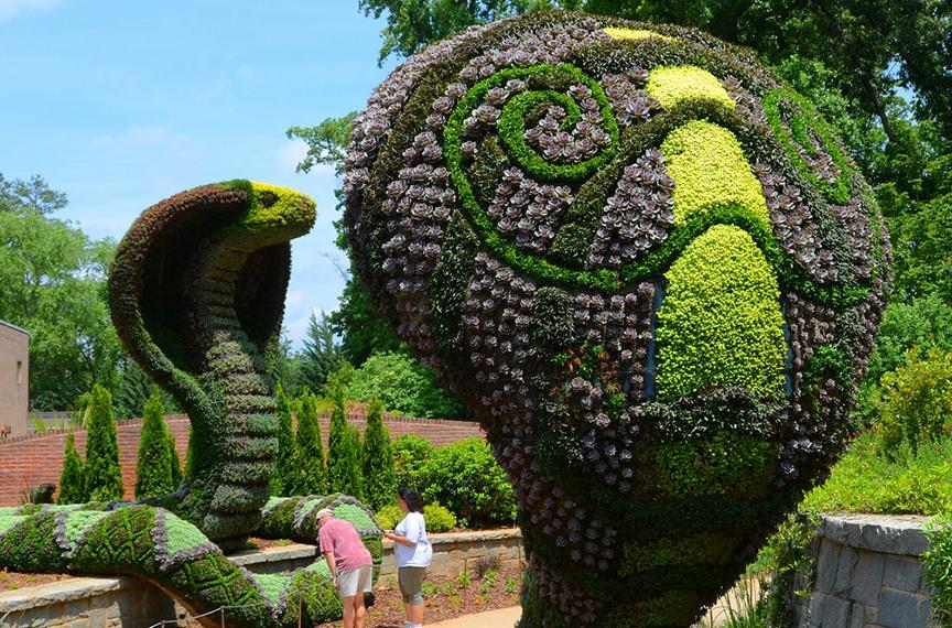 Τα θαυμαστά έργα στον βοτανικό κήπο της Ατλάντα