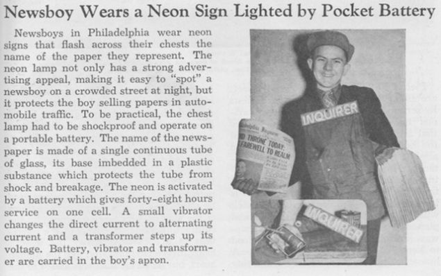 Neon Newsboy 