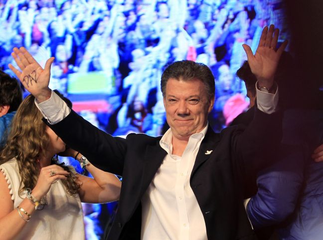 Ο Σάντος νικητής των εκλογών στην Κολομβία