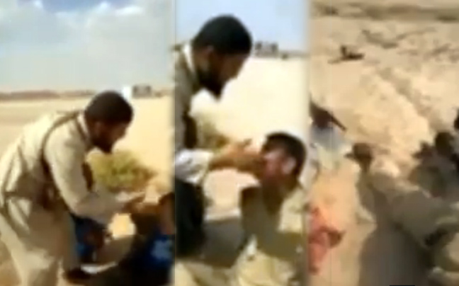Εκτέλεση ιρακινών στρατιωτών από τζιχαντιστές