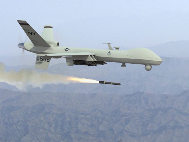 Αμερικανικά μη επανδρωμένα οπλισμένα αεροσκάφη πετούν πάνω από τη Βαγδάτη
