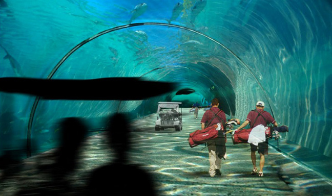 Το πλωτό γήπεδο γκολφ των Μαλδίβων 