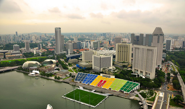 Το πλωτό στάδιο της Σιγκαπούρης