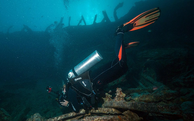 Ένα κομμάτι της ιστορίας στο βυθό της θάλασσας 