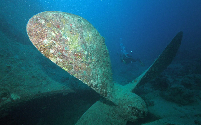 Ένα κομμάτι της ιστορίας στο βυθό της θάλασσας 