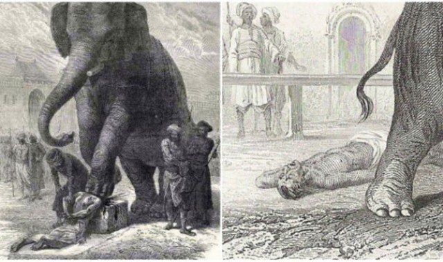 Εκτέλεση με τη βοήθεια ελέφαντα