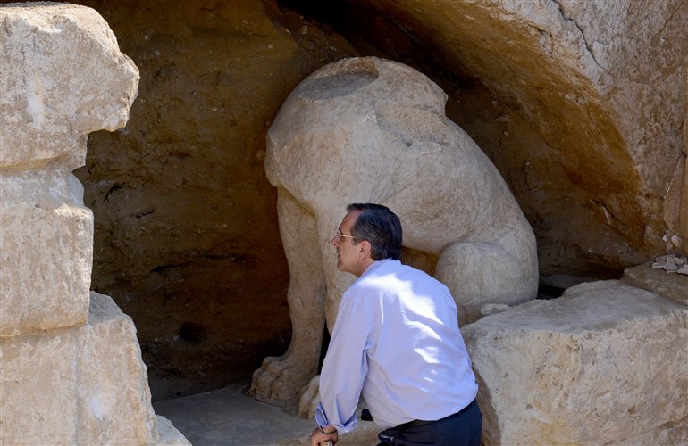 Γιατί πήγε ο Σαμαράς στον τόπο των ανασκαφών