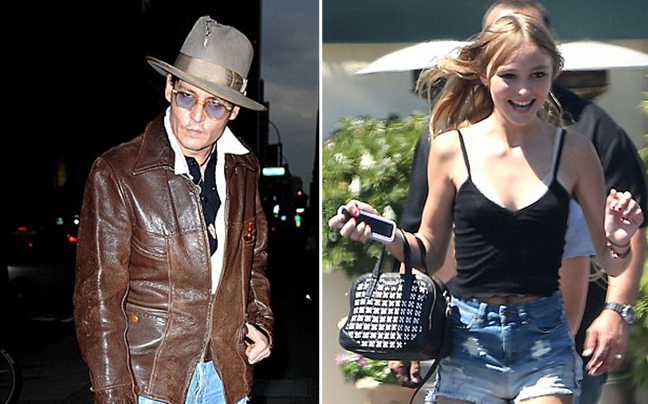 O Johnny Depp μαζί με την κόρη του σε ταινία