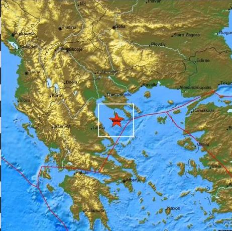 Σεισμός 4,9 Ρίχτερ στη Χαλκιδική