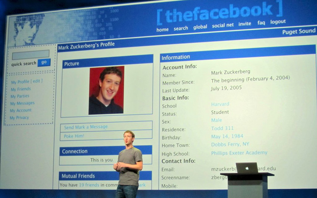 Έτσι ήταν το Facebook όταν ξεκίνησε να λειτουργεί