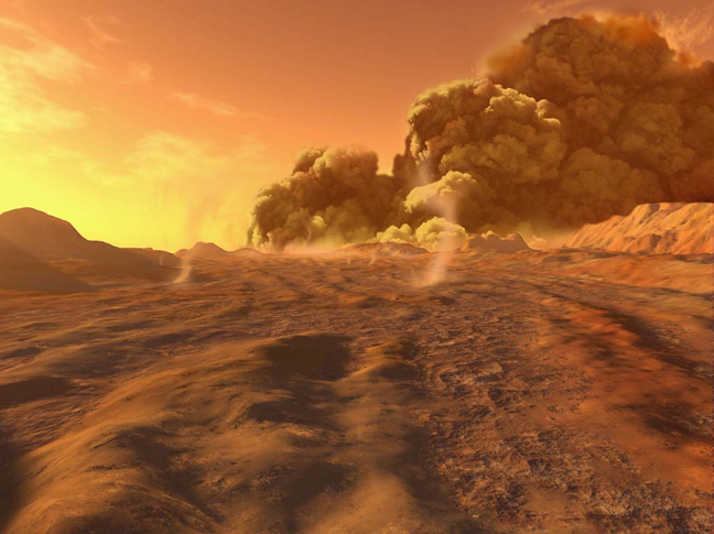  Ο Άρης έχει τις πιο βίαιες αμμοθύελλες του ηλιακού μας συστήματος