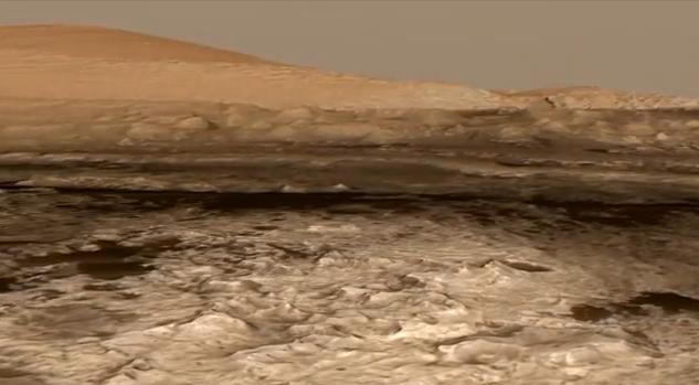 Το Curiosity πάτησε το όρος Σαρπ στον Άρη