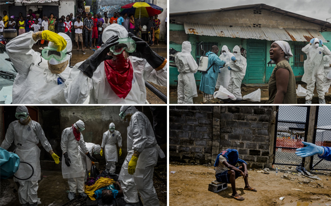 Με το φακό του στις γειτονιές που «θερίζει» ο Έμπολα