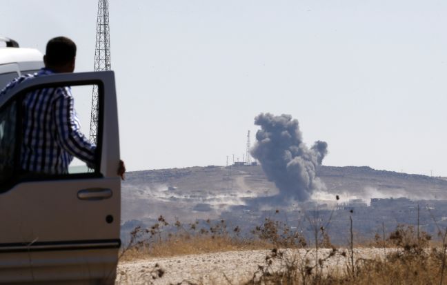 Κούρδοι μαχητές ανακατέλαβαν θέσεις από το Ισλαμικό Κράτος στο Κομπάνι