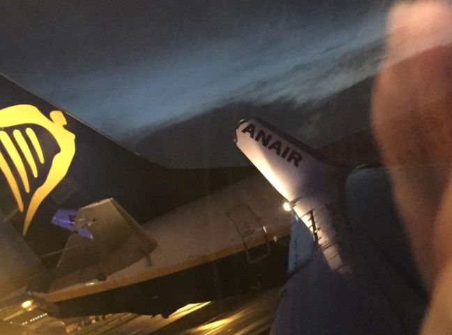 Συγκρούστηκαν δύο αεροσκάφη της Ryanair