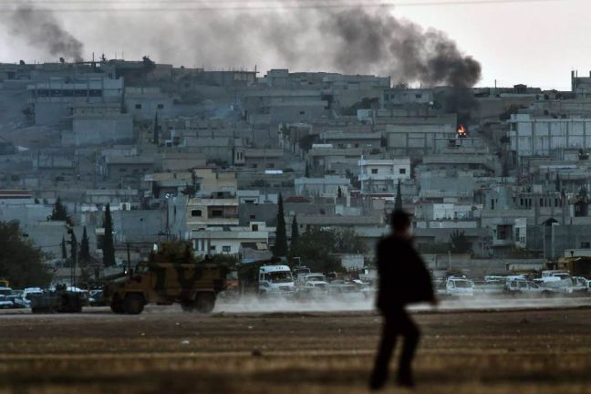 Ιρακινοί μαχητές φτάνουν στη Κομπάνι για να βοηθήσουν τους Κούρδους