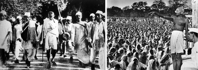  Η κοινωνική ανυπακοή του Γκάντι (1915-1948)