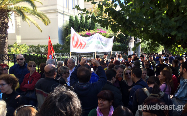 Διαμαρτυρία ΠΟΕ-ΟΤΑ ενάντια στις απολύσεις