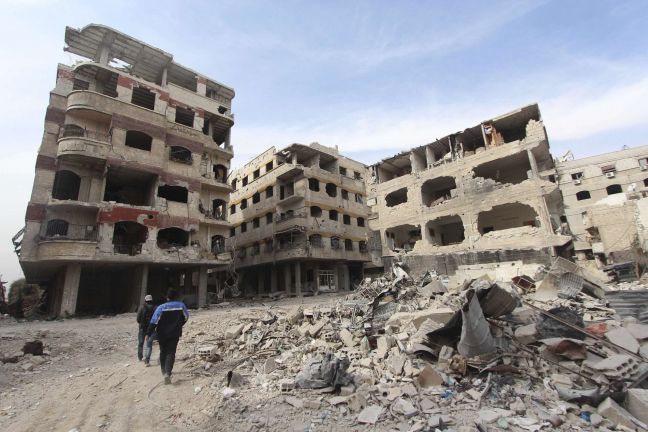 Σφοδρές συγκρούσεις κοντά στη Δαμασκό