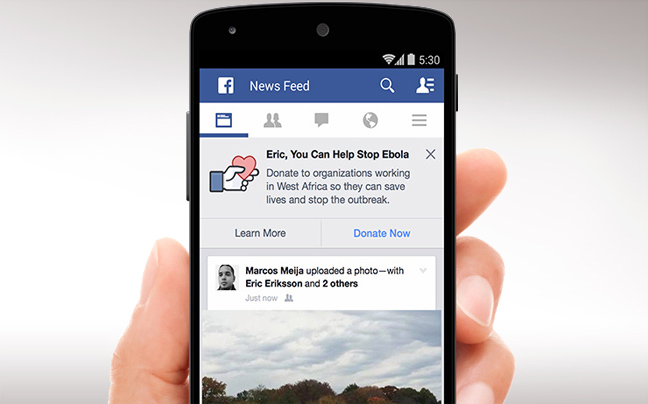 Το Facebook στη «μάχη» κατά του Έμπολα