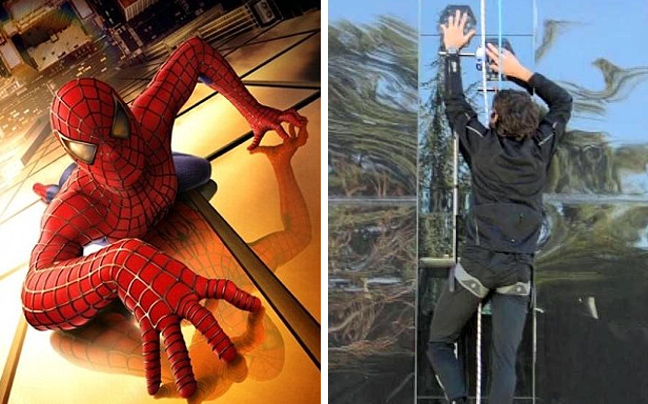 Ειδικά γάντια μετατρέπουν τον καθένα σε Spider-Man