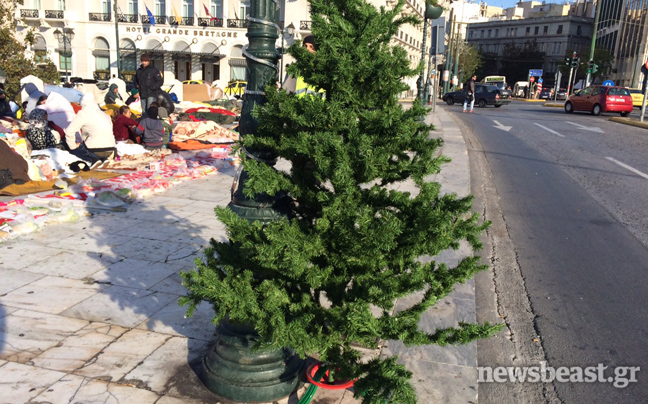 Έβδομη μέρα στο Σύνταγμα οι Σύροι πρόσφυγες