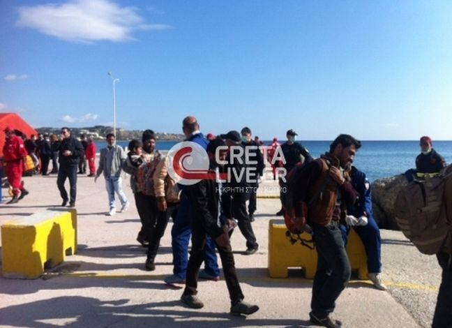 Η άφιξη των πρώτων μεταναστών στην Κρήτη