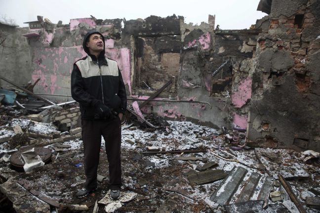Βομβαρδίστηκε χωριό στην Ουκρανία