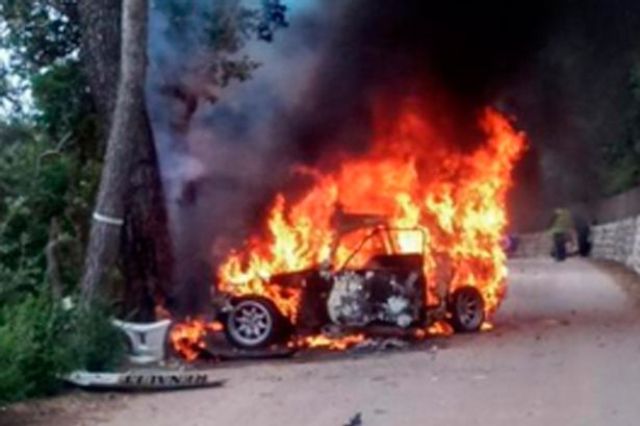 Συνοδηγός κάηκε ζωντανός στο ράλι της Μαγιόρκα
