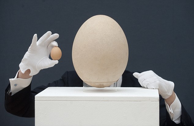 Γιγαντιαίο ημι-απολιθωμένο αυγό βγαίνει στο σφυρί
