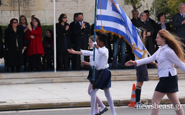 Το αντιρατσιστικό μήνυμα της μαθητικής παρέλασης