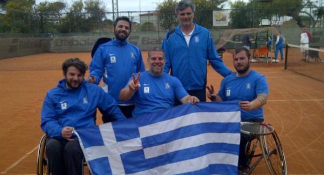 Κορυφή για το ελληνικό τένις με αμαξίδιο