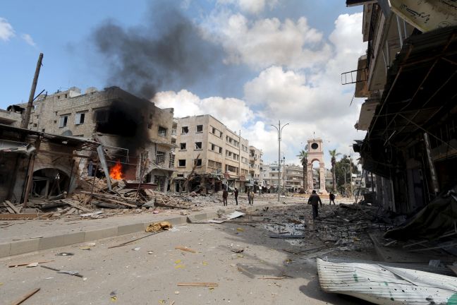 Πυρά στη Δαμασκό για χρήση χλωρίου