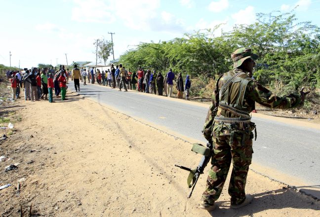 Έφοδος ανταρτών σε βάση του κενυατικού στρατού στον νότο
