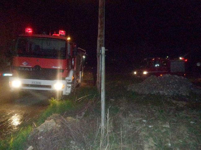 Κινδύνεψε γυναίκα από φωτιά σε σπίτι στα Τρίκαλα