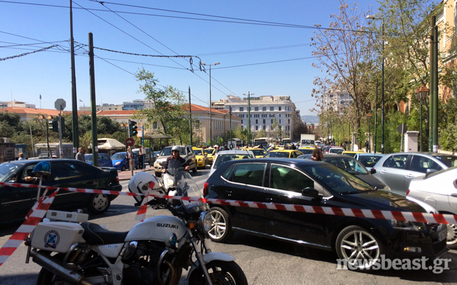 Κυκλοφοριακό κομφούζιο στην Αθήνα