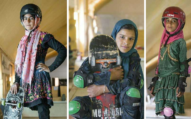 Κοριτσίστικη υπόθεση το skate στο Αφγανιστάν