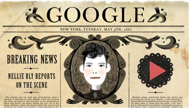 Μια πολεμική ανταποκρίτρια στο doodle της Google